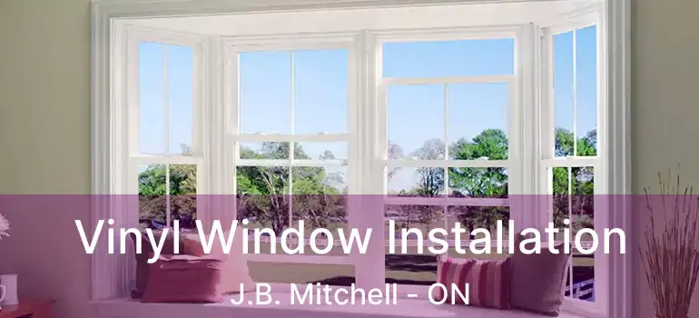  Vinyl Window Installation J.B. Mitchell - ON