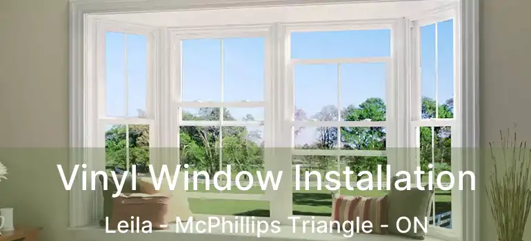  Vinyl Window Installation Leila - McPhillips Triangle - ON