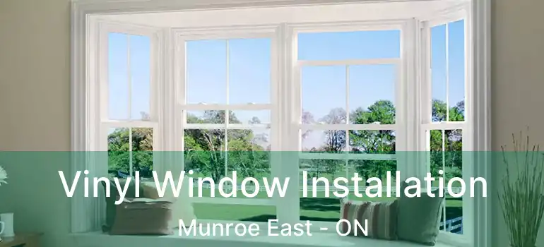  Vinyl Window Installation Munroe East - ON