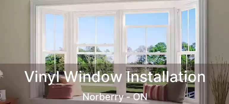  Vinyl Window Installation Norberry - ON
