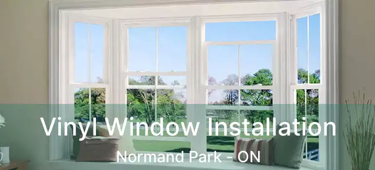  Vinyl Window Installation Normand Park - ON