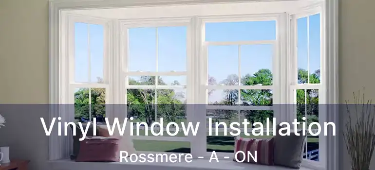  Vinyl Window Installation Rossmere - A - ON