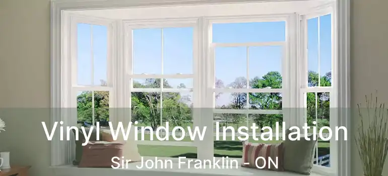  Vinyl Window Installation Sir John Franklin - ON