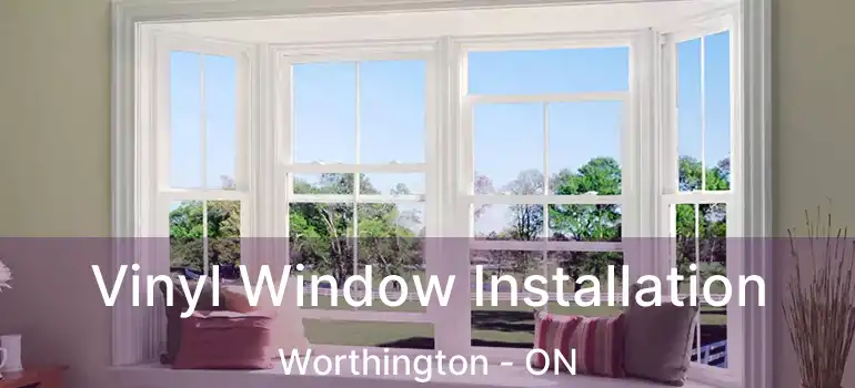  Vinyl Window Installation Worthington - ON