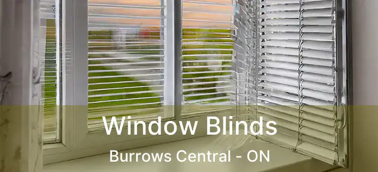  Window Blinds Burrows Central - ON