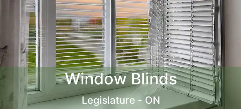  Window Blinds Legislature - ON