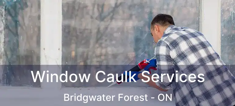  Window Caulk Services Bridgwater Forest - ON