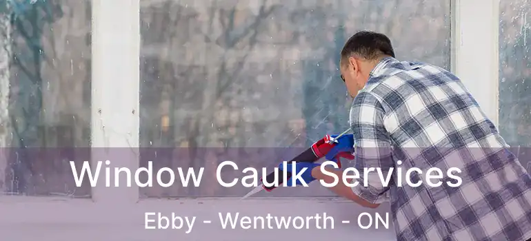  Window Caulk Services Ebby - Wentworth - ON