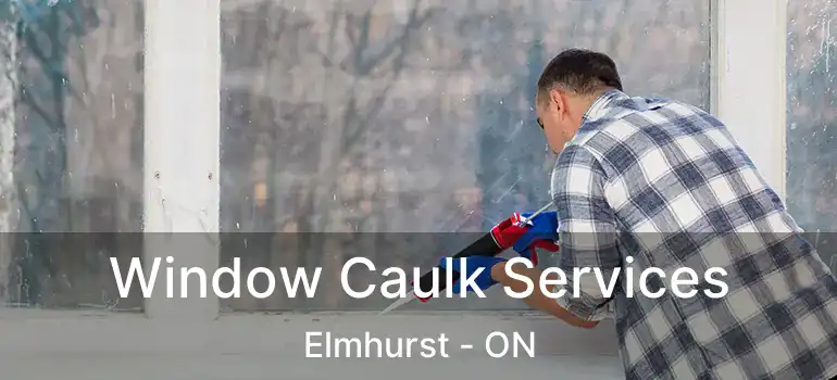  Window Caulk Services Elmhurst - ON