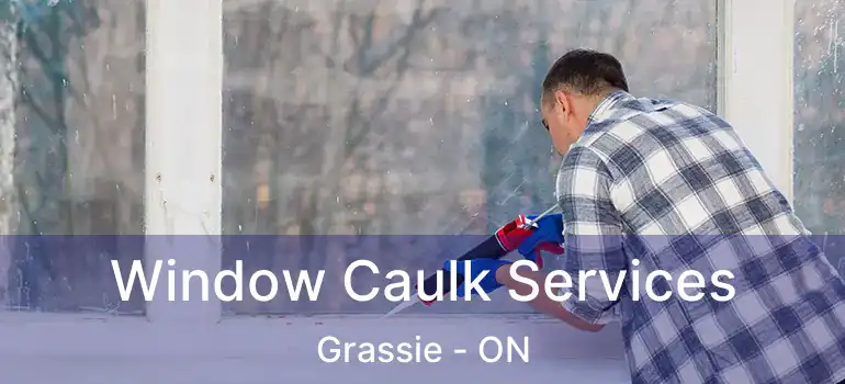  Window Caulk Services Grassie - ON