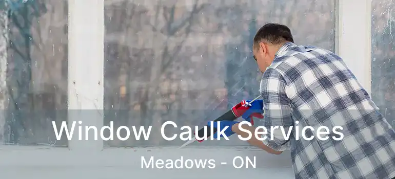  Window Caulk Services Meadows - ON