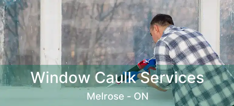  Window Caulk Services Melrose - ON