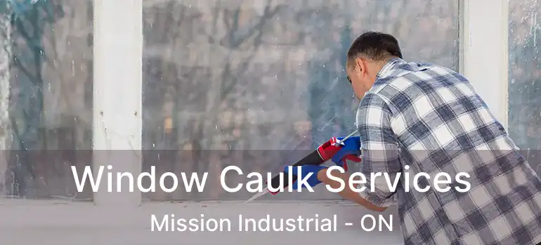  Window Caulk Services Mission Industrial - ON