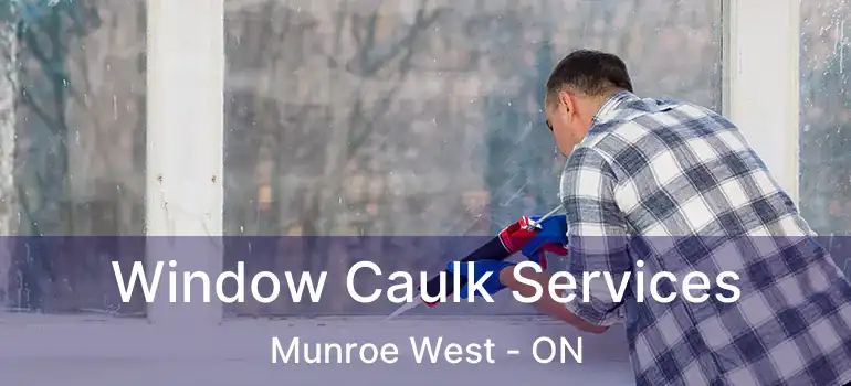  Window Caulk Services Munroe West - ON