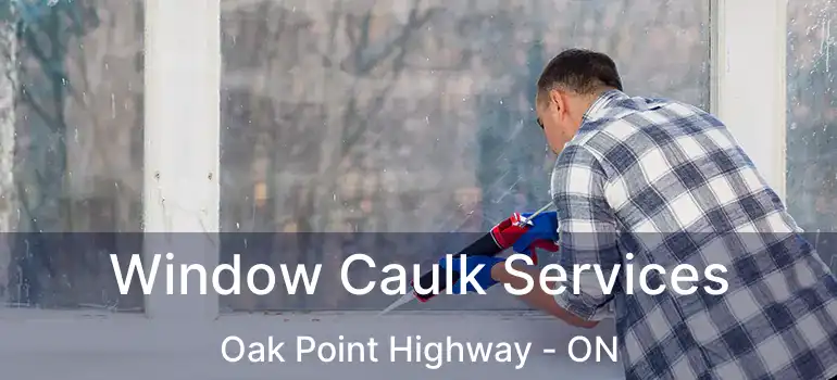  Window Caulk Services Oak Point Highway - ON