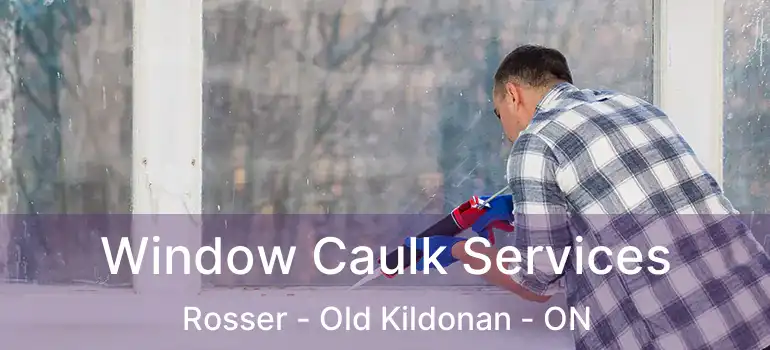  Window Caulk Services Rosser - Old Kildonan - ON