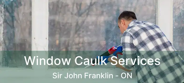  Window Caulk Services Sir John Franklin - ON