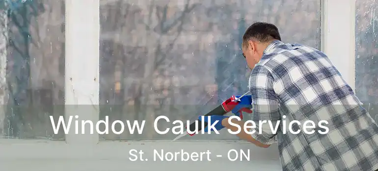  Window Caulk Services St. Norbert - ON