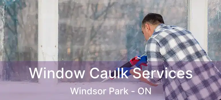  Window Caulk Services Windsor Park - ON