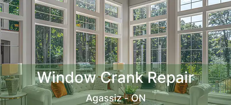  Window Crank Repair Agassiz - ON