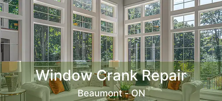  Window Crank Repair Beaumont - ON