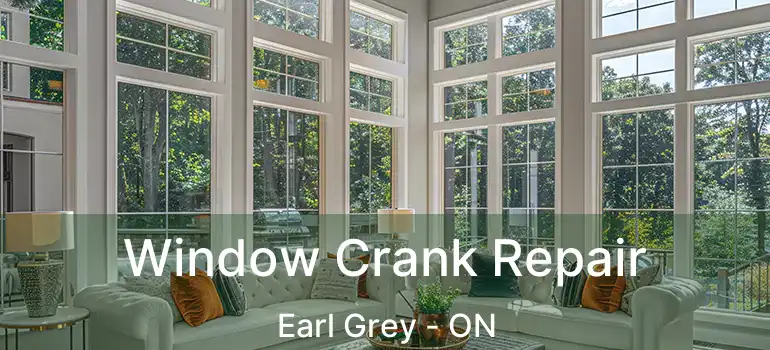  Window Crank Repair Earl Grey - ON