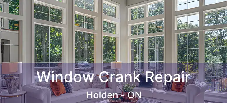  Window Crank Repair Holden - ON