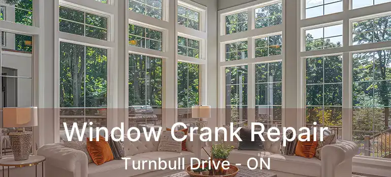  Window Crank Repair Turnbull Drive - ON