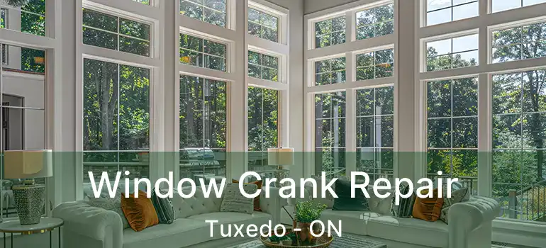  Window Crank Repair Tuxedo - ON