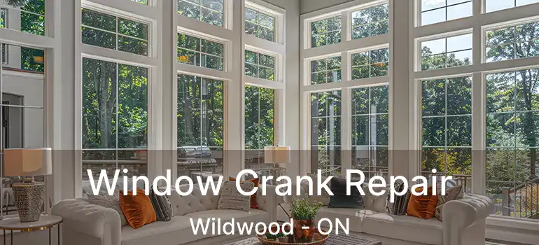  Window Crank Repair Wildwood - ON