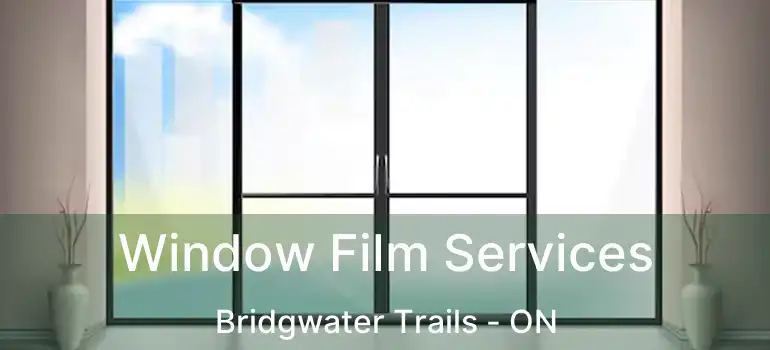  Window Film Services Bridgwater Trails - ON