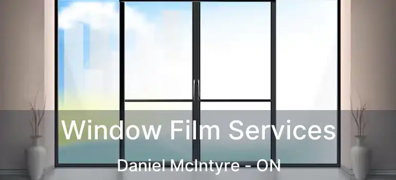  Window Film Services Daniel McIntyre - ON