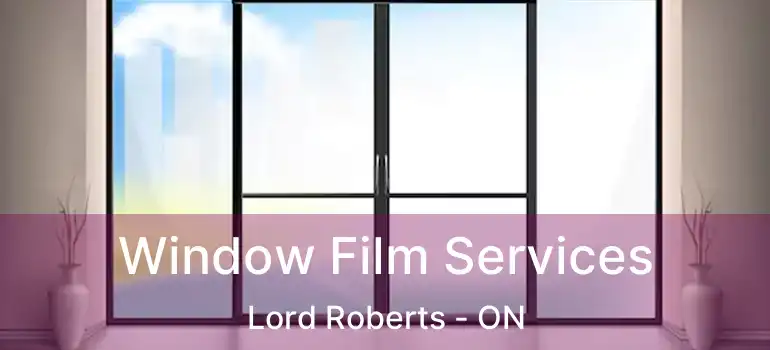  Window Film Services Lord Roberts - ON