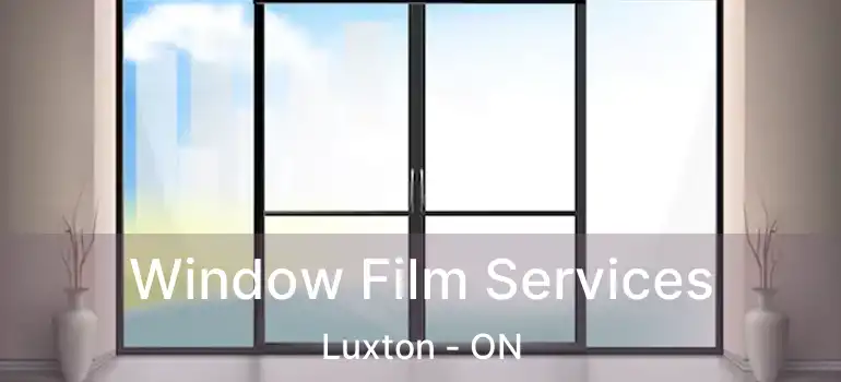  Window Film Services Luxton - ON