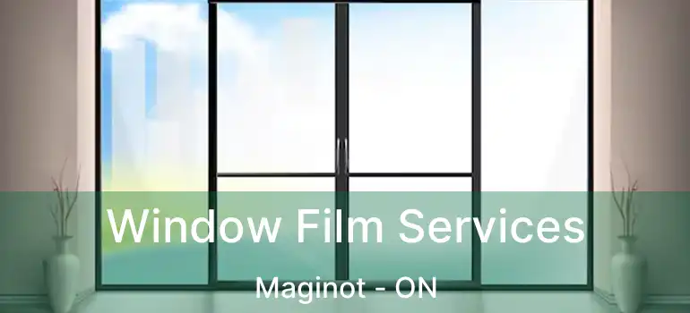  Window Film Services Maginot - ON