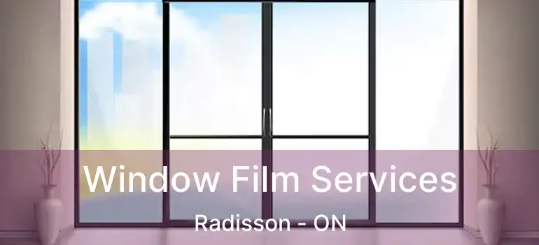 Window Film Services Radisson - ON
