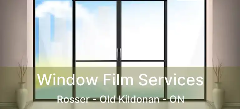  Window Film Services Rosser - Old Kildonan - ON