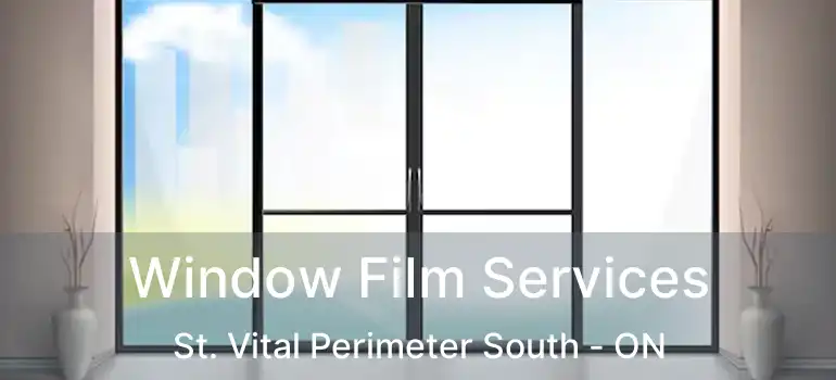  Window Film Services St. Vital Perimeter South - ON