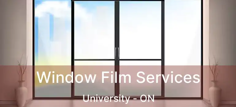  Window Film Services University - ON