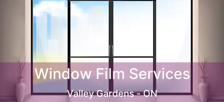  Window Film Services Valley Gardens - ON