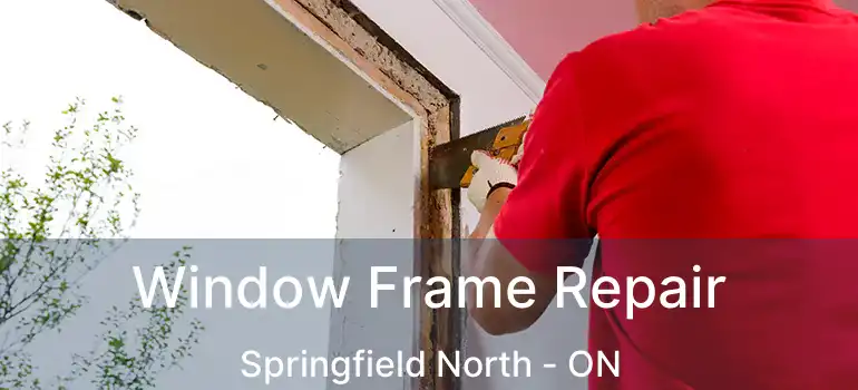  Window Frame Repair Springfield North - ON