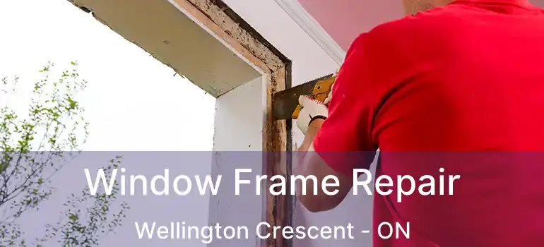  Window Frame Repair Wellington Crescent - ON