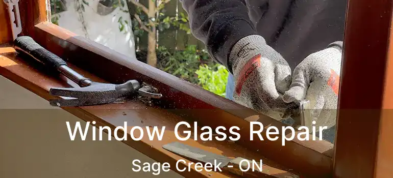  Window Glass Repair Sage Creek - ON
