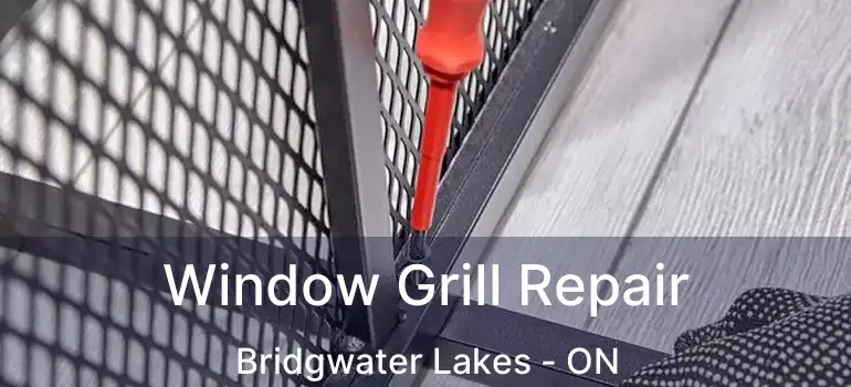  Window Grill Repair Bridgwater Lakes - ON