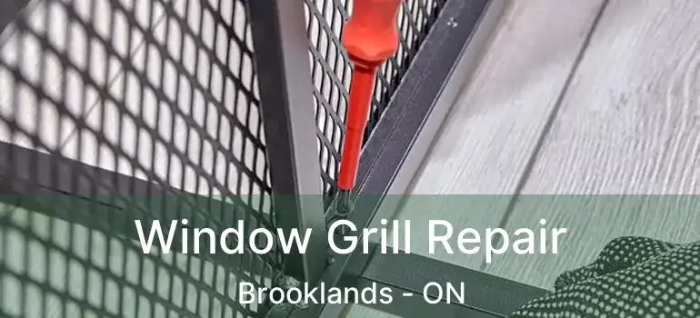 Window Grill Repair Brooklands - ON
