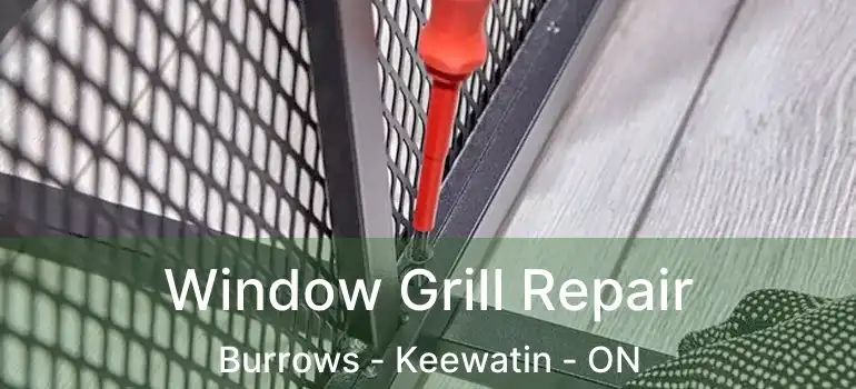  Window Grill Repair Burrows - Keewatin - ON