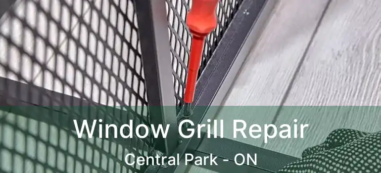  Window Grill Repair Central Park - ON