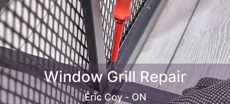  Window Grill Repair Eric Coy - ON