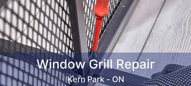  Window Grill Repair Kern Park - ON