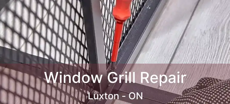  Window Grill Repair Luxton - ON